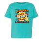 He Makes Lemonade Toddler Christian T-shirt - ClaimedbyGodDesigns