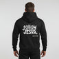 Follow Him Men's Christian Heavyweight Full - Zip Hooded Sweatshirt - ClaimedbyGodDesigns