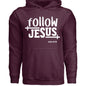 Follow Him Unisex Christian Pullover Hooded Sweatshirt - ClaimedbyGodDesigns