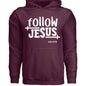 Follow Him Unisex Christian Pullover Hooded Sweatshirt - ClaimedbyGodDesigns
