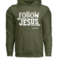 Follow Him Unisex Christian Pullover Hooded Sweatshirt - ClaimedbyGodDesigns
