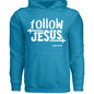 Follow Him Unisex Christian Pullover Hooded Sweatshirt - ClaimedbyGodDesigns