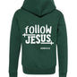 Follow Him Youth Christian Full - Zip Hooded Sweatshirt - ClaimedbyGodDesigns