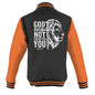 He has not Forgotten You Men's Christian Heavyweight Letterman Jacket - ClaimedbyGodDesigns