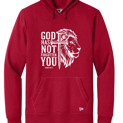 He Has Not Forgotten You Unisex Pullover Hooded Sweatshirt - ClaimedbyGodDesigns