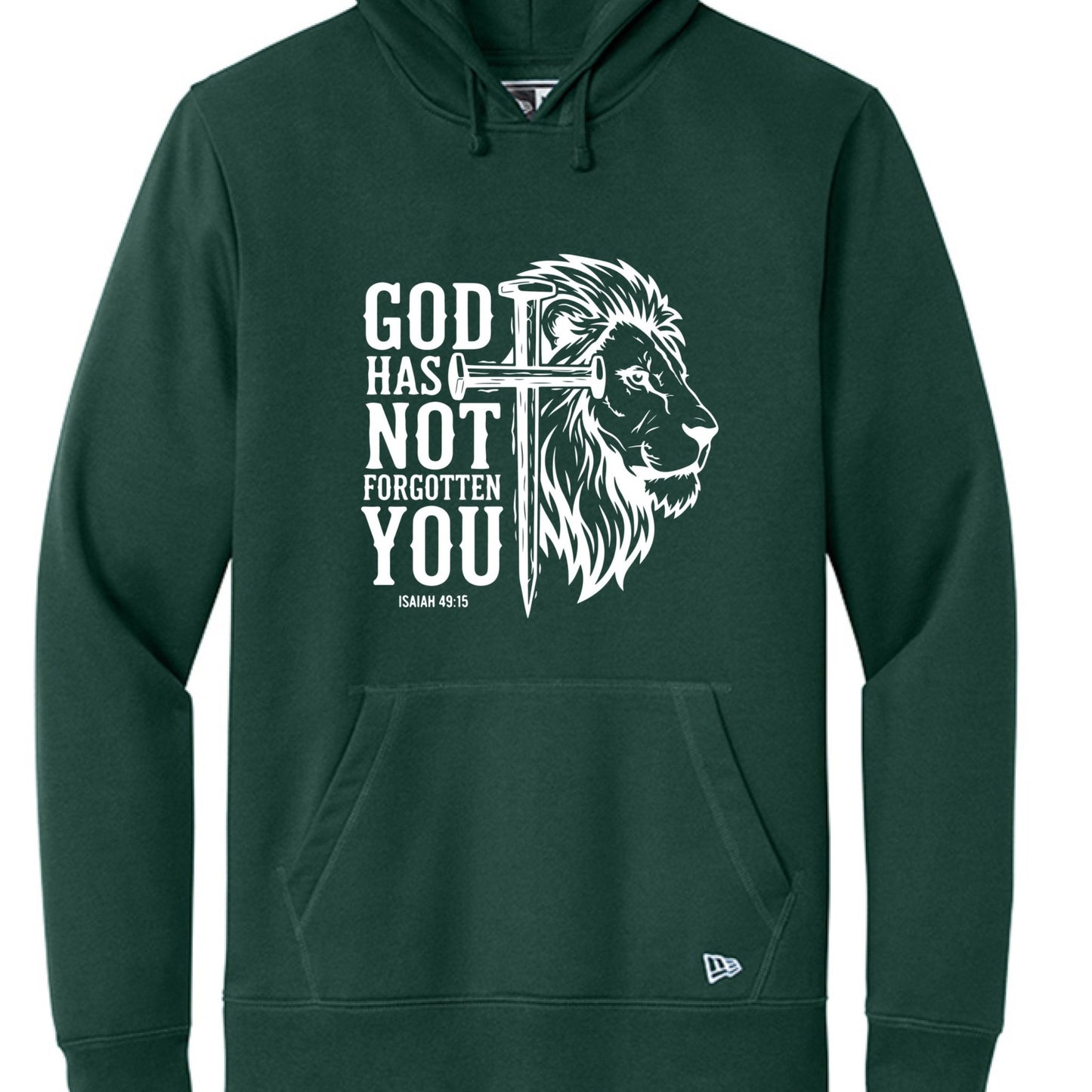 He Has Not Forgotten You Unisex Pullover Hooded Sweatshirt - ClaimedbyGodDesigns