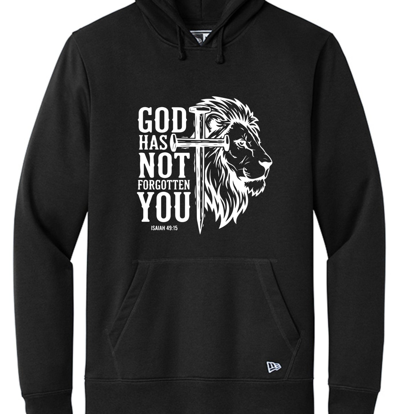 He Has Not Forgotten You Unisex Pullover Hooded Sweatshirt - ClaimedbyGodDesigns