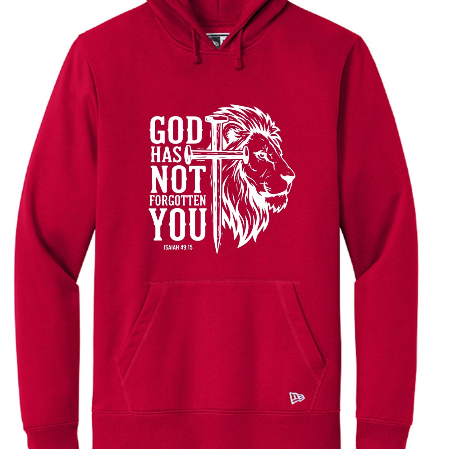 He Has Not Forgotten You Unisex Pullover Hooded Sweatshirt - ClaimedbyGodDesigns