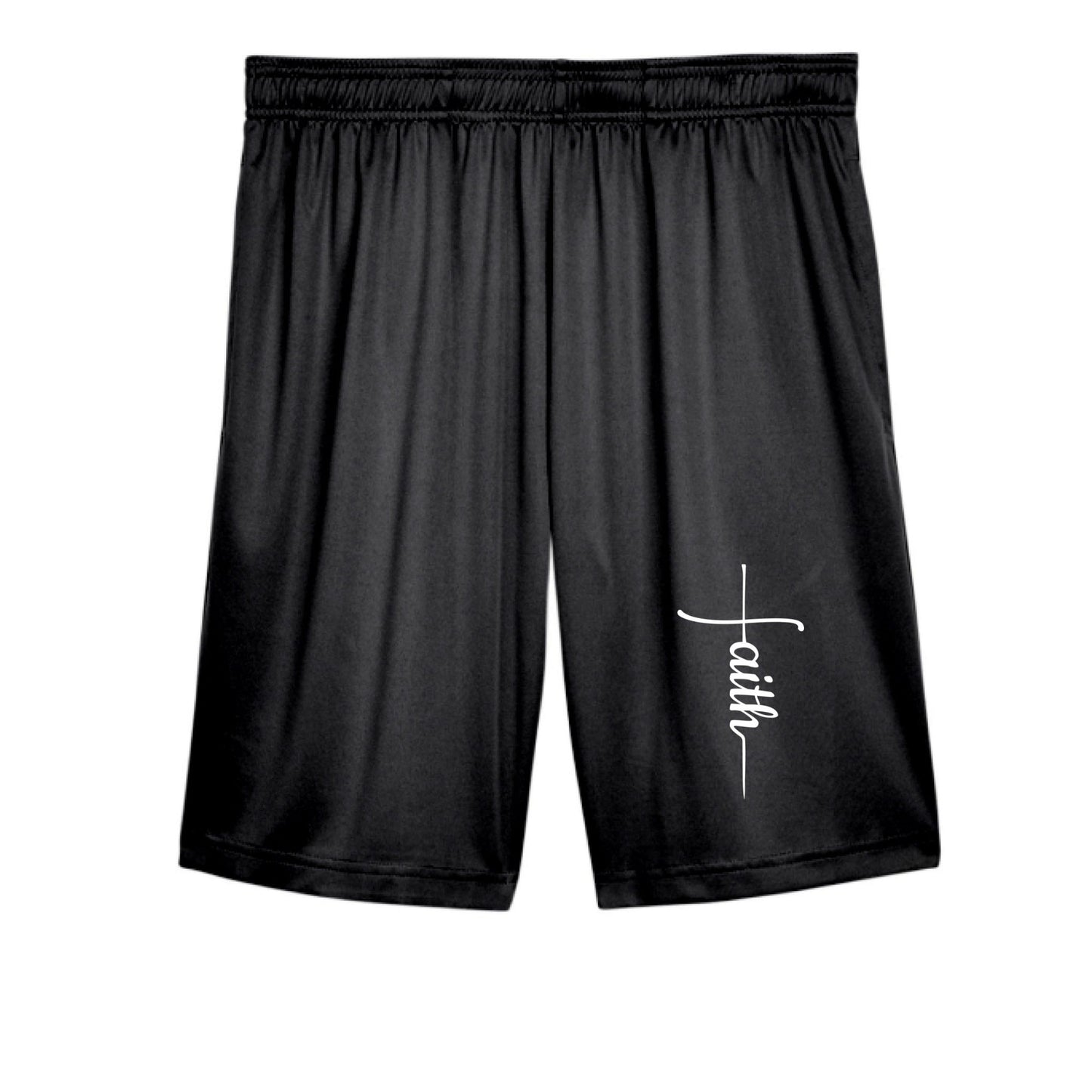Faith Men’s Christian Performance Shorts - ClaimedbyGodDesigns