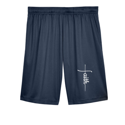 Faith Men’s Christian Performance Shorts - ClaimedbyGodDesigns