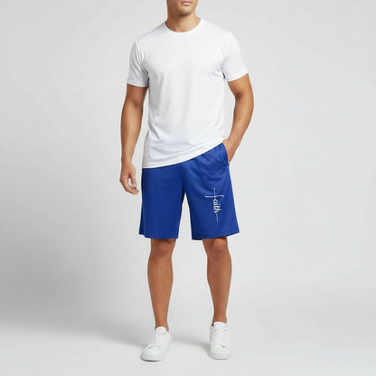 Faith Men’s Christian Performance Shorts - ClaimedbyGodDesigns