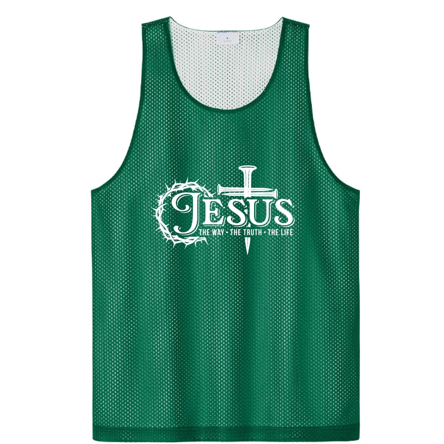 Way Truth Life Men’s Christian Gym Mesh Tank - ClaimedbyGodDesigns