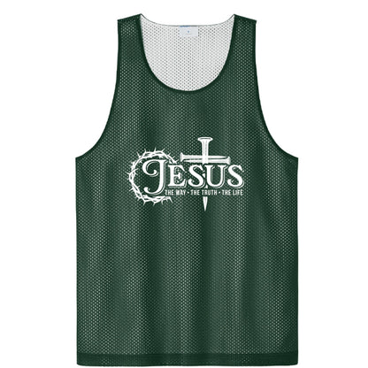 Way Truth Life Men’s Christian Gym Mesh Tank - ClaimedbyGodDesigns