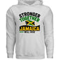 Stronger Together Jamaica Will Rise Fundraising Hooded Sweatshirt - ClaimedbyGodDesigns