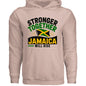 Stronger Together Jamaica Will Rise Fundraising Hooded Sweatshirt - ClaimedbyGodDesigns
