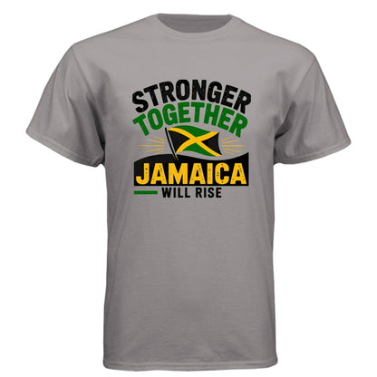 Stronger Together Jamaica Will Rise Fundraising T-shirt - ClaimedbyGodDesigns