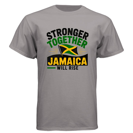 Stronger Together Jamaica Will Rise Fundraising T-shirt - ClaimedbyGodDesigns