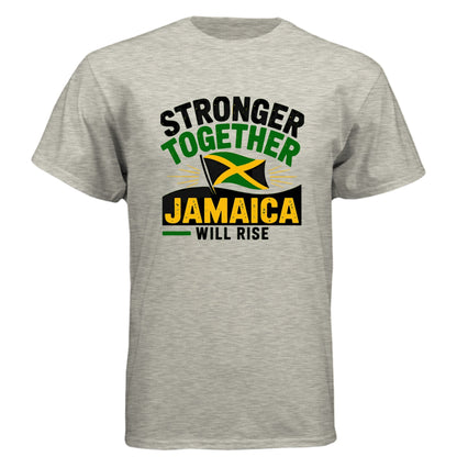 Stronger Together Jamaica Will Rise Fundraising T-shirt - ClaimedbyGodDesigns