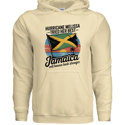 Jamaica Will Bounce Back Fundraising Sweatshirt - ClaimedbyGodDesigns