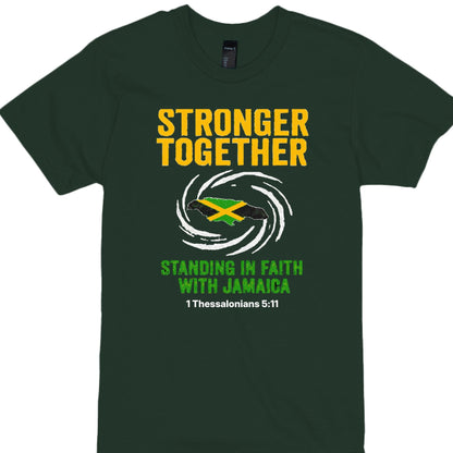 Standing in Faith Jamaica Fundraising T-shirt - ClaimedbyGodDesigns