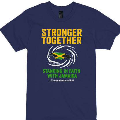 Standing in Faith Jamaica Fundraising T-shirt - ClaimedbyGodDesigns