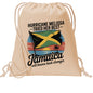 Jamaica Will Bounce Back Jamaica Fundraising Drawstring Bag - ClaimedbyGodDesigns