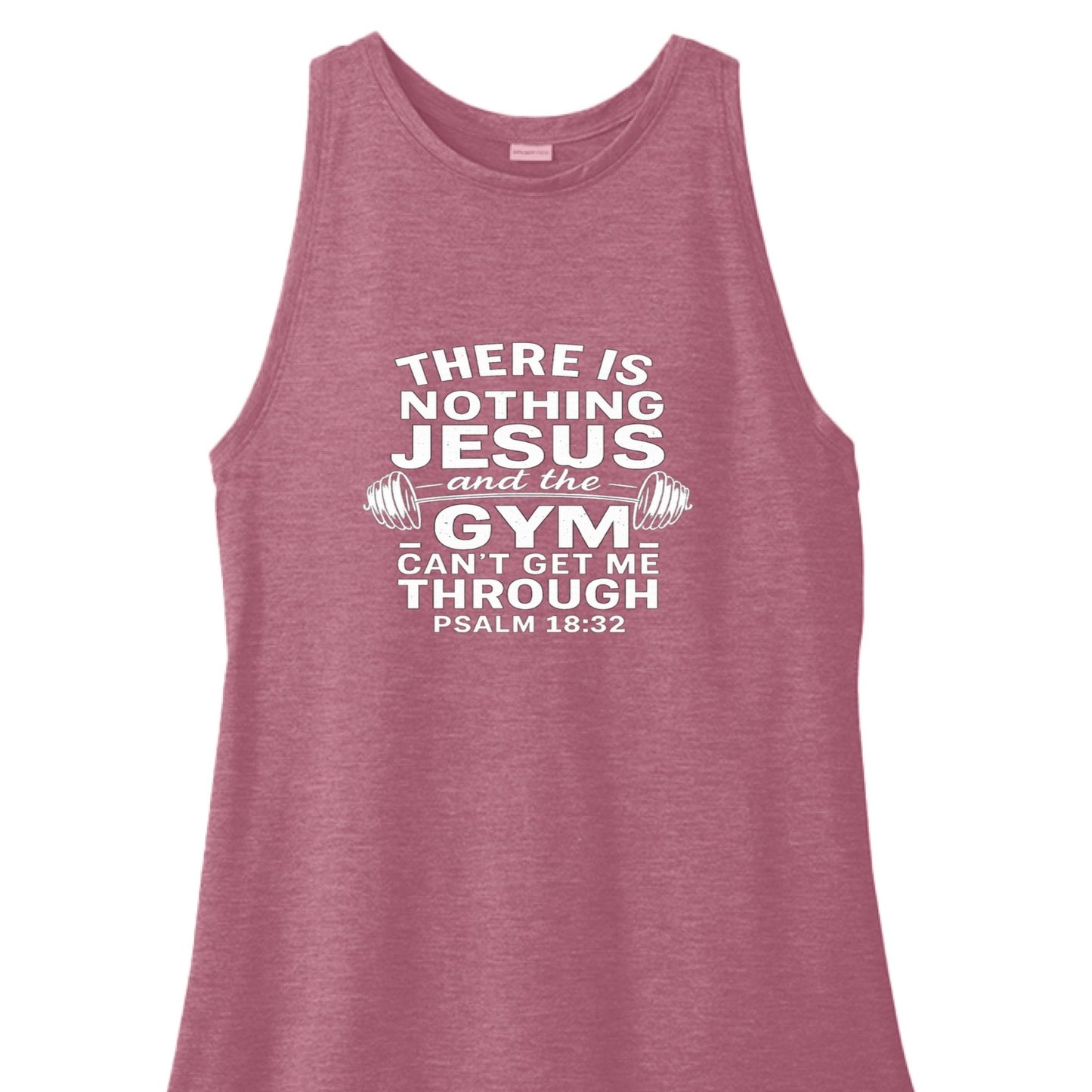 Gym and Him Can Fix It All Women's Christian Tank Top - ClaimedbyGodDesigns