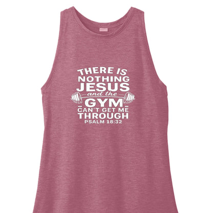 Gym and Him Can Fix It All Women's Christian Tank Top - ClaimedbyGodDesigns