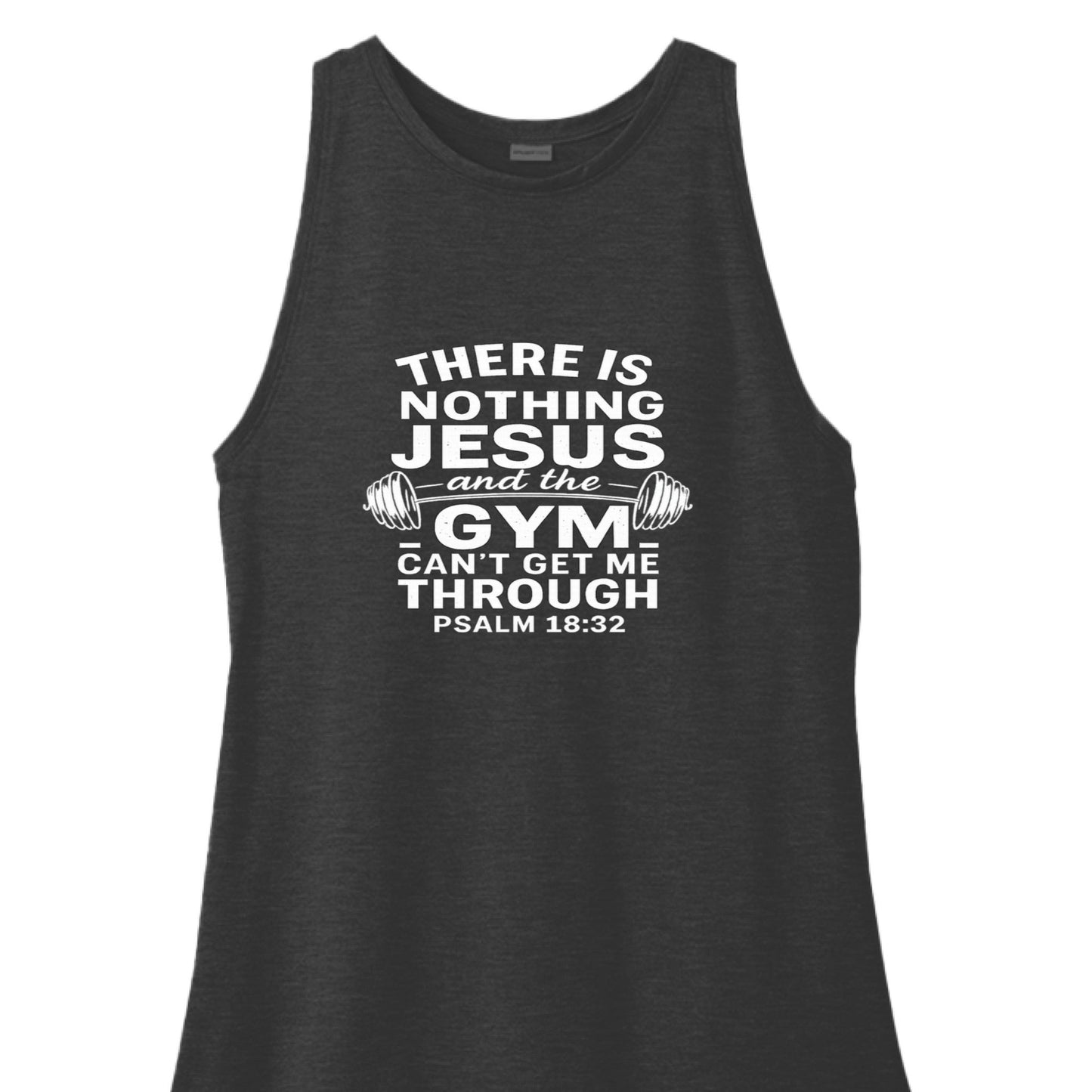 Gym and Him Can Fix It All Women's Christian Tank Top - ClaimedbyGodDesigns