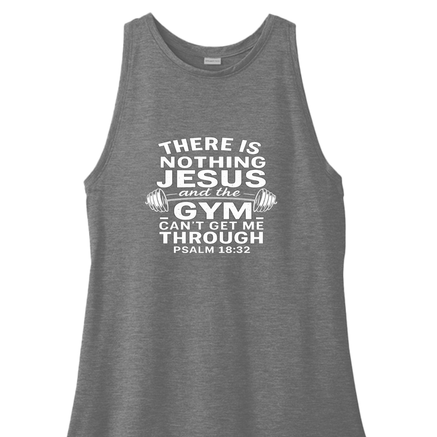 Gym and Him Can Fix It All Women's Christian Tank Top - ClaimedbyGodDesigns