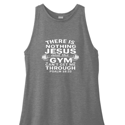 Gym and Him Can Fix It All Women's Christian Tank Top - ClaimedbyGodDesigns