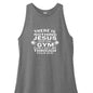 Gym and Him Can Fix It All Women's Christian Tank Top - ClaimedbyGodDesigns
