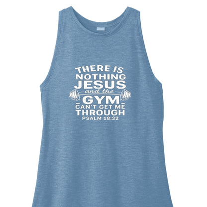 Gym and Him Can Fix It All Women's Christian Tank Top - ClaimedbyGodDesigns