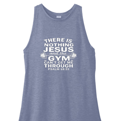 Gym and Him Can Fix It All Women's Christian Tank Top - ClaimedbyGodDesigns