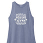 Gym and Him Can Fix It All Women's Christian Tank Top - ClaimedbyGodDesigns