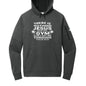 There Is Nothing Him and The Gym Can’t Get Me Through Unisex Christian Gym Hooded Sweatshirt - ClaimedbyGodDesigns