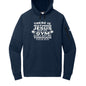 There Is Nothing Him and The Gym Can’t Get Me Through Unisex Christian Gym Hooded Sweatshirt - ClaimedbyGodDesigns