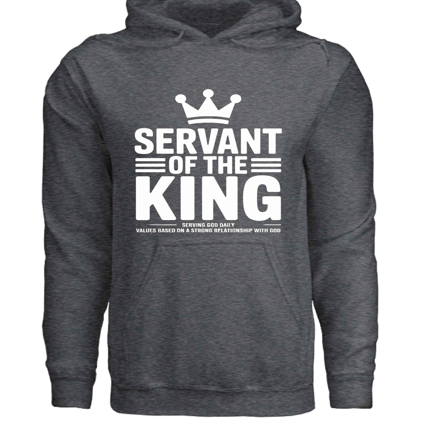 Servant Of The King Spiritual Facts Unisex Christian Pullover Hooded Sweatshirt - ClaimedbyGodDesigns