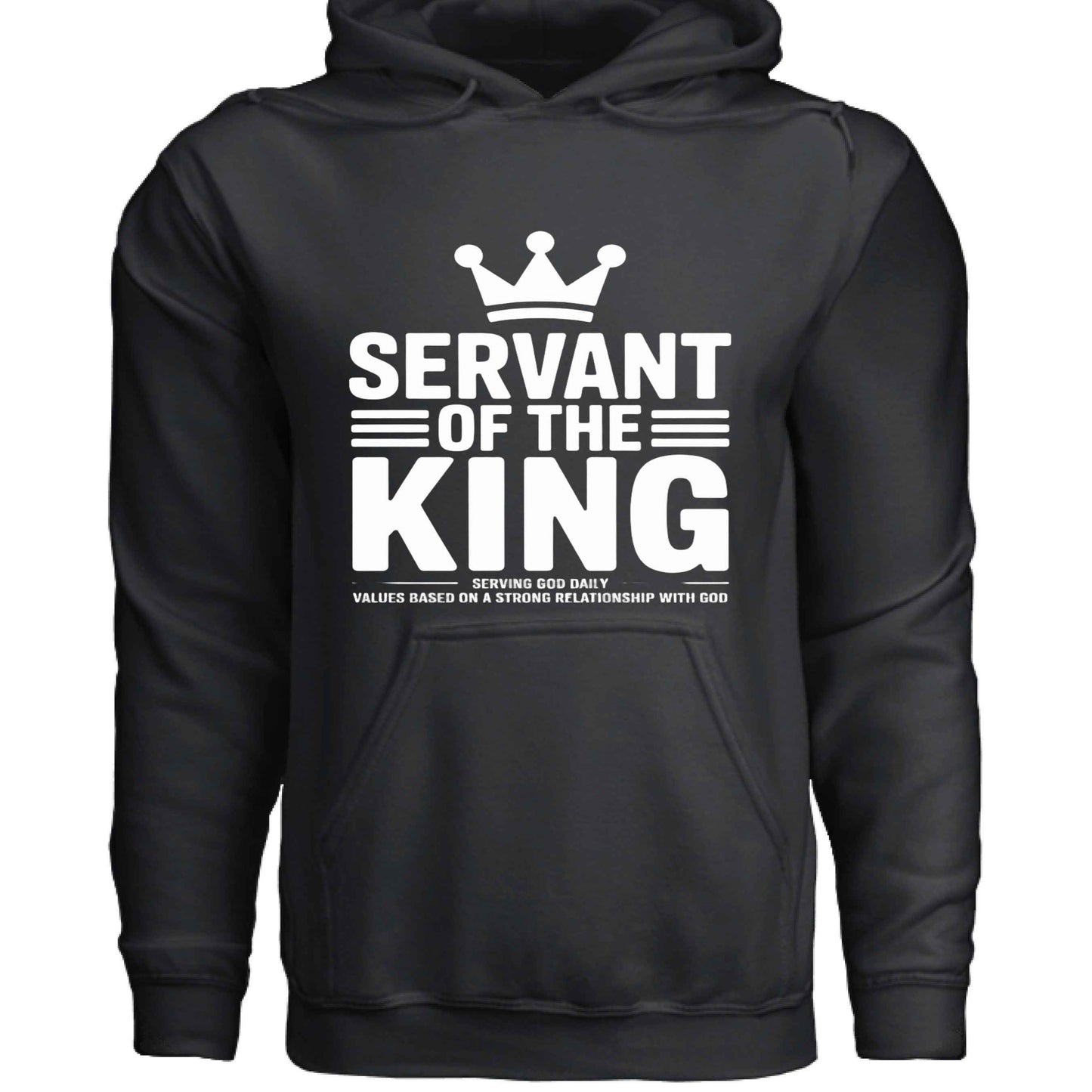 Servant Of The King Spiritual Facts Unisex Christian Pullover Hooded Sweatshirt - ClaimedbyGodDesigns