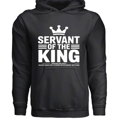 Servant Of The King Spiritual Facts Unisex Christian Pullover Hooded Sweatshirt - ClaimedbyGodDesigns