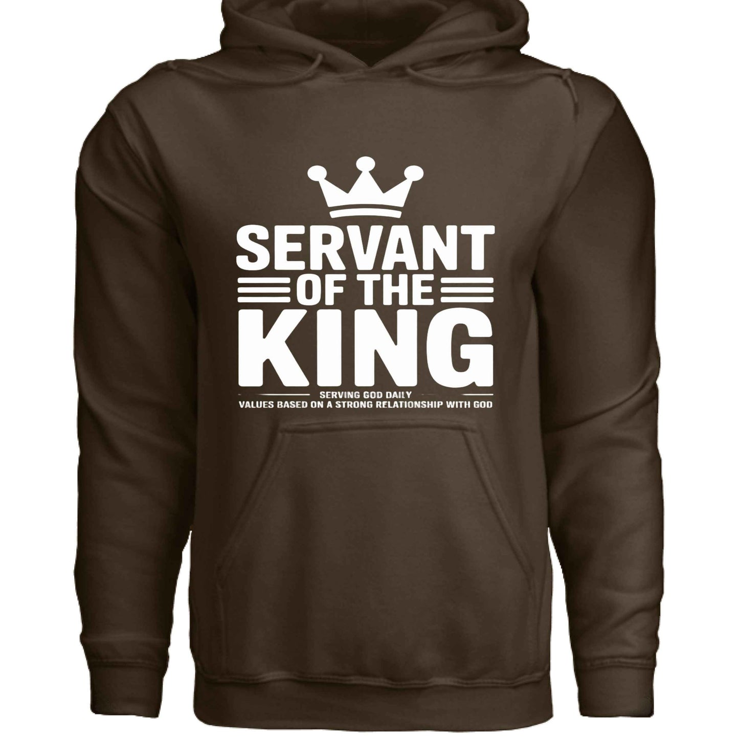 Servant Of The King Spiritual Facts Unisex Christian Pullover Hooded Sweatshirt - ClaimedbyGodDesigns