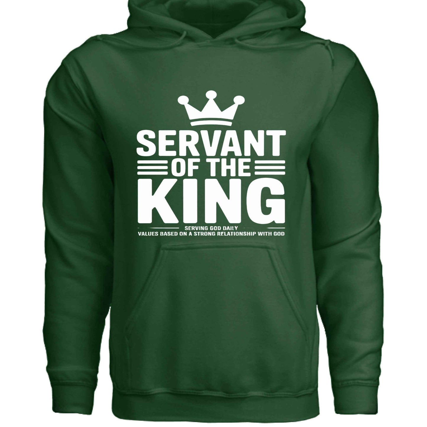 Servant Of The King Spiritual Facts Unisex Christian Pullover Hooded Sweatshirt - ClaimedbyGodDesigns