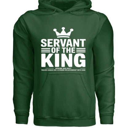 Servant Of The King Spiritual Facts Unisex Christian Pullover Hooded Sweatshirt - ClaimedbyGodDesigns