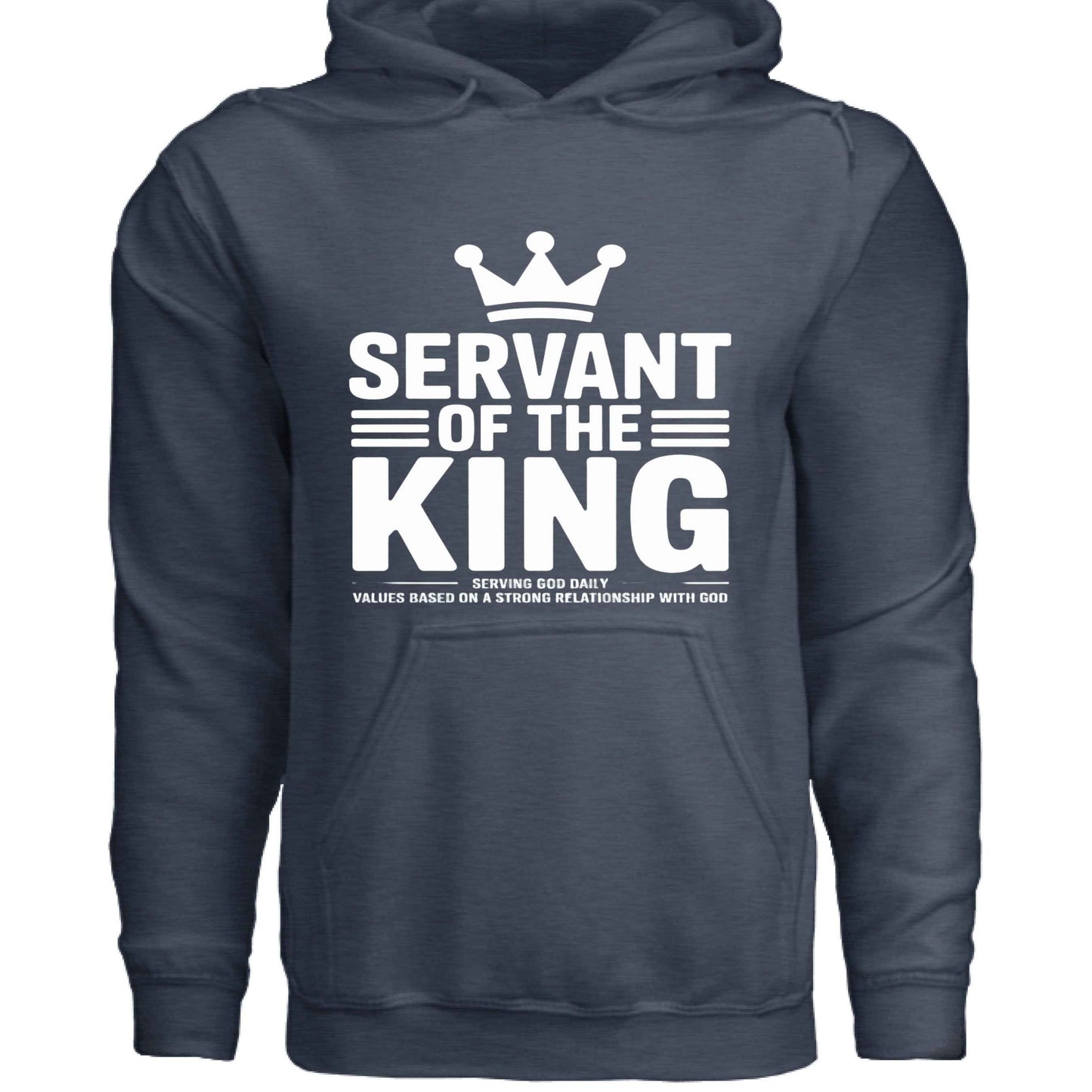Servant Of The King Spiritual Facts Unisex Christian Pullover Hooded Sweatshirt - ClaimedbyGodDesigns