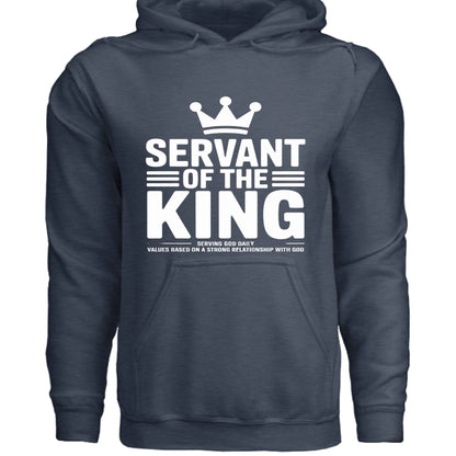 Servant Of The King Spiritual Facts Unisex Christian Pullover Hooded Sweatshirt - ClaimedbyGodDesigns