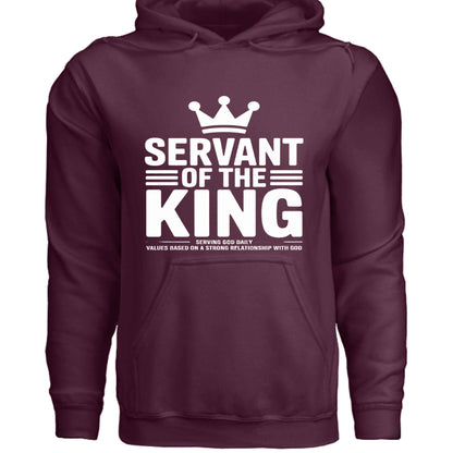 Servant Of The King Spiritual Facts Unisex Christian Pullover Hooded Sweatshirt - ClaimedbyGodDesigns