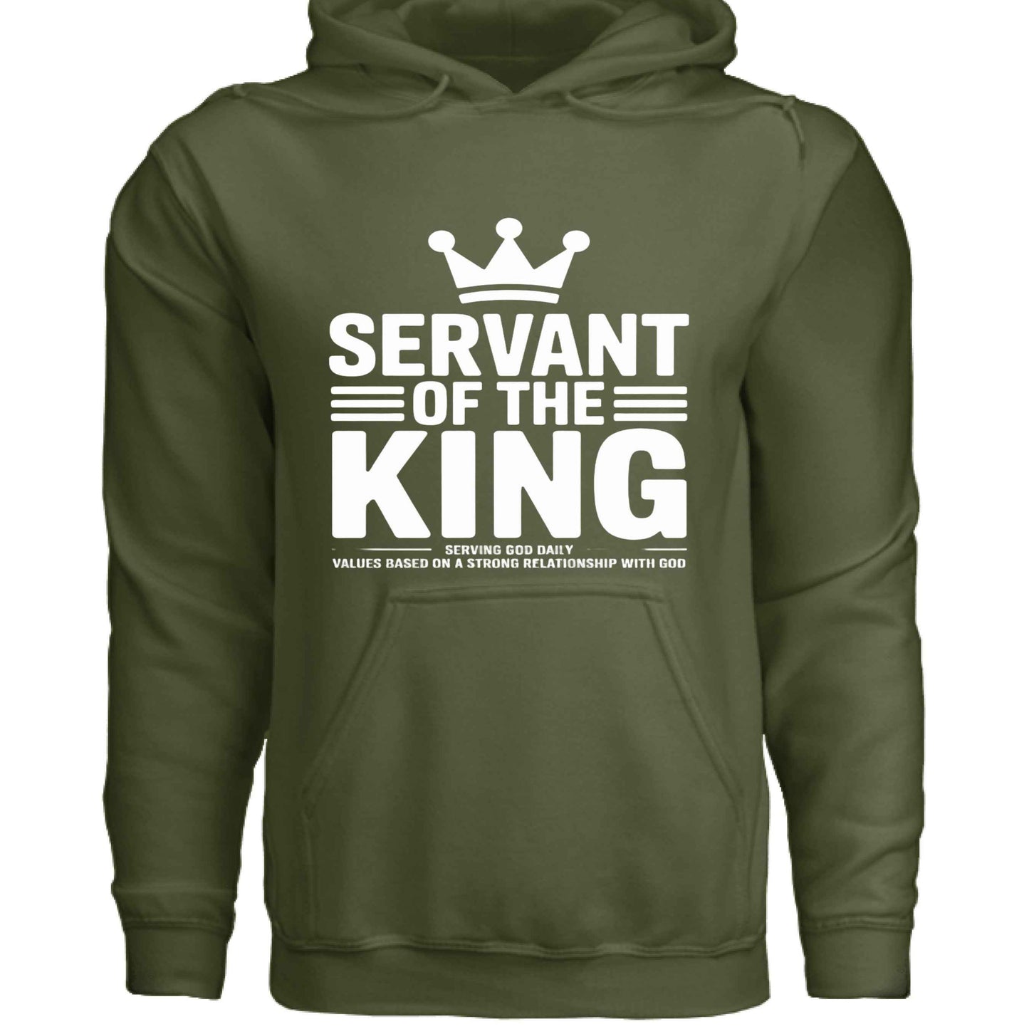Servant Of The King Spiritual Facts Unisex Christian Pullover Hooded Sweatshirt - ClaimedbyGodDesigns