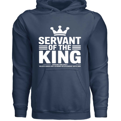 Servant Of The King Spiritual Facts Unisex Christian Pullover Hooded Sweatshirt - ClaimedbyGodDesigns
