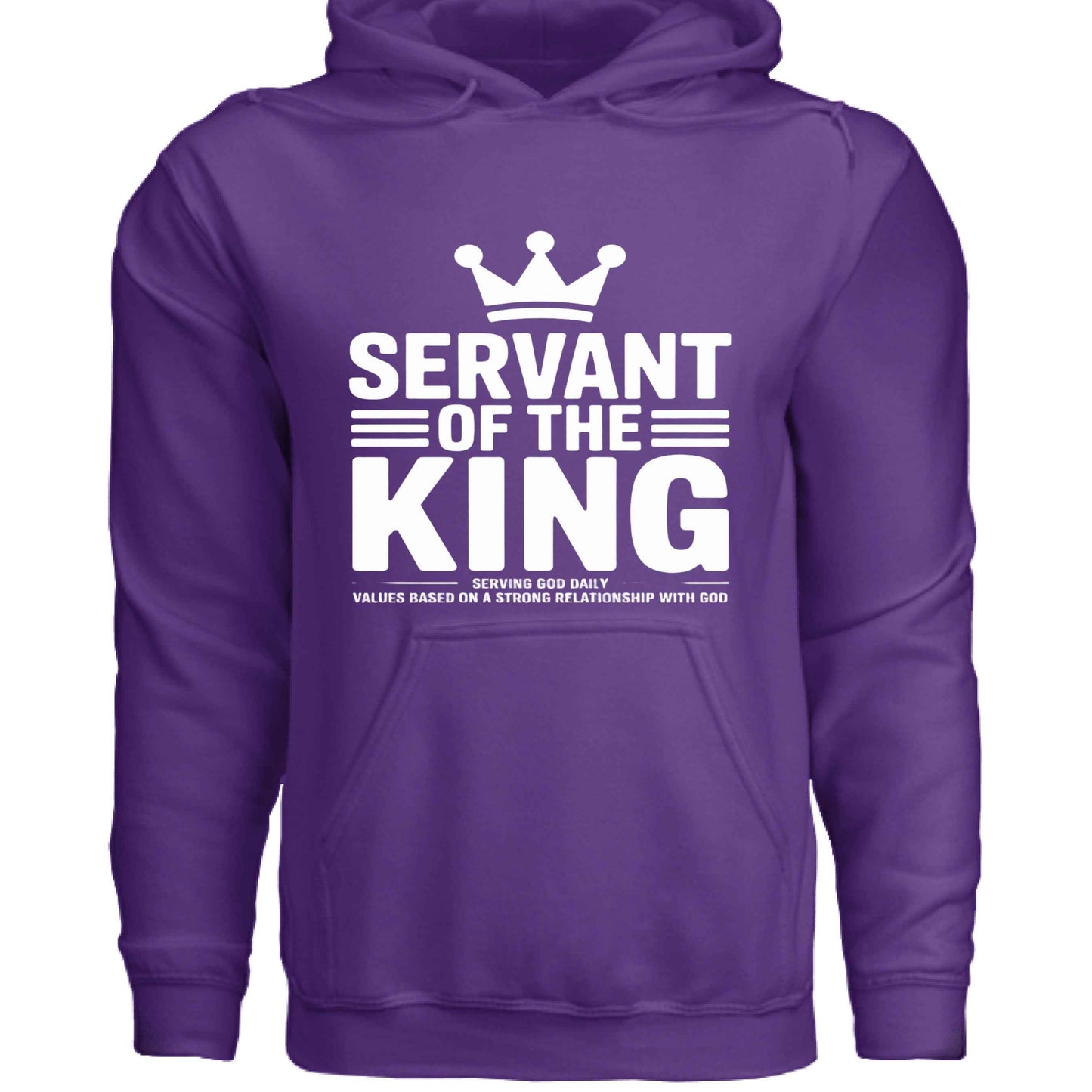 Servant Of The King Spiritual Facts Unisex Christian Pullover Hooded Sweatshirt - ClaimedbyGodDesigns