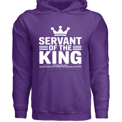 Servant Of The King Spiritual Facts Unisex Christian Pullover Hooded Sweatshirt - ClaimedbyGodDesigns
